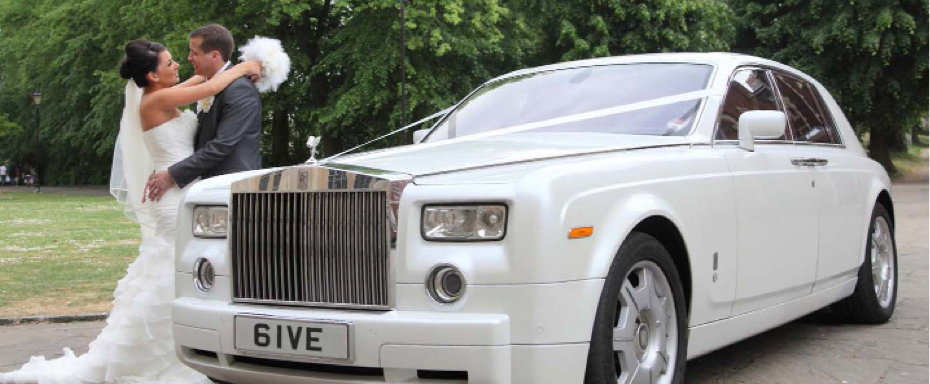 White Rolls Royce Wedding Cars Coventry 